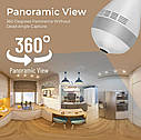3D панорамна IP WiFi камера лампа Dbit. V380 Pro., фото 3