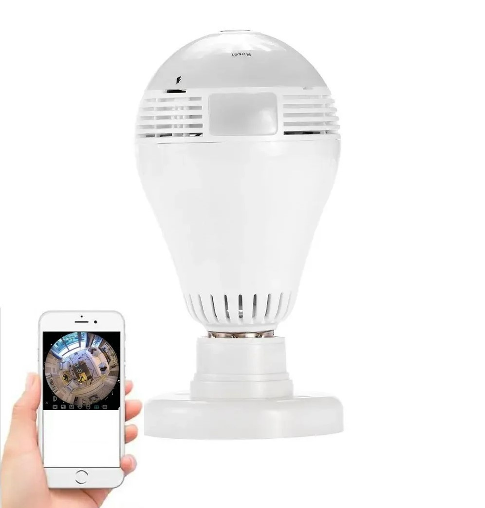 3D панорамна IP WiFi камера лампа Dbit. V380 Pro.