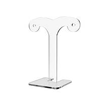 Підставка EKOSTAR під сережки №2 прозора 90 мм