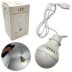 Міні LED/ЛЕД лампа від USB для ноутбука, повербанка, комп'ютера - кемпінгова