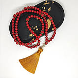 Чотки на 100 намистин з каміння говліту 10 мм і 8 мм, фото 2