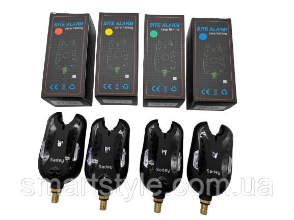 Сигналізатор клювання Bite Alarm J-16 червоний