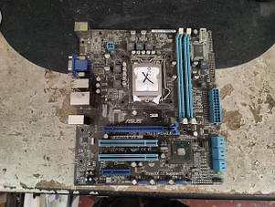 Мат. плата ASUS P7H55-M LX LGA1156 H55 PCI-E+Dsub DVI+GbLAN SATA MicroATX 2DDR3 No НР243008106, фото 1