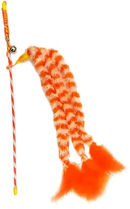 Іграшка для котів GimCat Вудочка з трьома хвостами 46 см, фото 2
