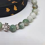 Браслет з нефриту гірського на 23 намистини, фото 2