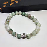 Браслет з нефриту гірського на 23 намистини, фото 4