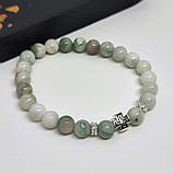 Браслет з нефриту гірського на 23 намистини, фото 5