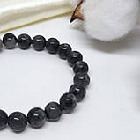 Браслет на 22 намистини з каміння 8 мм лабрадорит, фото 3