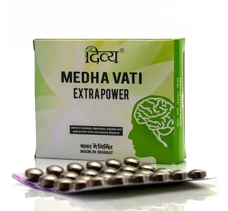 Медха Ваті Патанжаві Оригінал Індія/Medha Vati, Patanjali/120 tab для мозку у разі стресу, фото 1