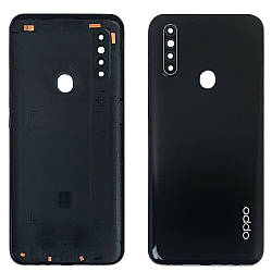 Задня кришка Oppo A31 CPH2015 (чорна зі склом камери)