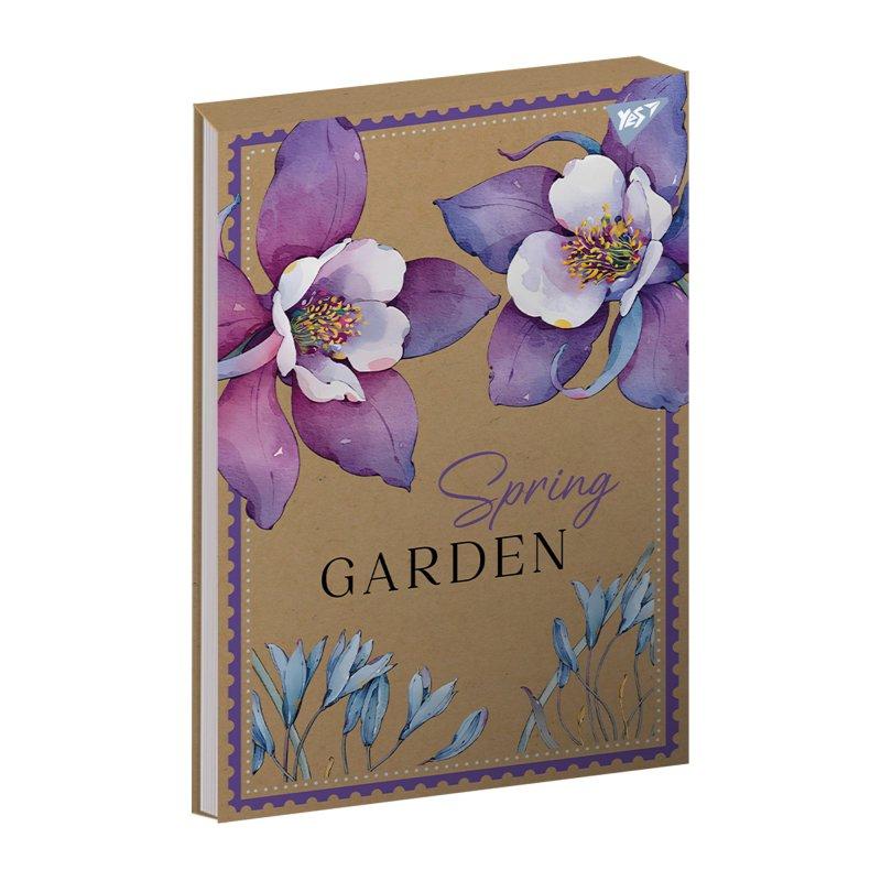 Блокнот В5/80 клітина клей, білила YES Flowers крафт 151989 G-Rich, фото 1