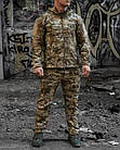 🔥 Костюм непромокальний демісезонний SoftShell (Multicam) (зсу, военная, нгу, нацгвардии, тактическая), фото 3