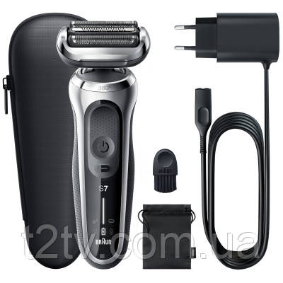 Електробритва Braun Series 7 71-S1000s SILVER / BLACK, фото 1