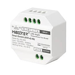Контролер реле Mi-light бездротове керування Wi-Fi + RF2 10 А 2.4G 220v (TK-WL SW1)