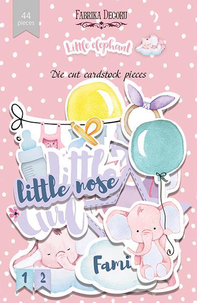 Набір висічок, колекція Little elephant, 44 шт.