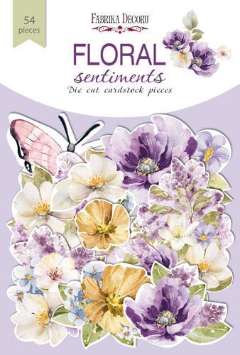 Набір висічок, колекція Floral Sentiments, 54 шт.