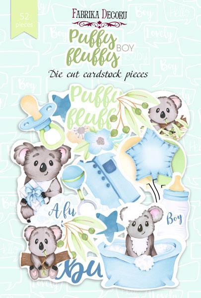 Набір висічок, колекція Puffy Fluffy Boy, 52 шт.