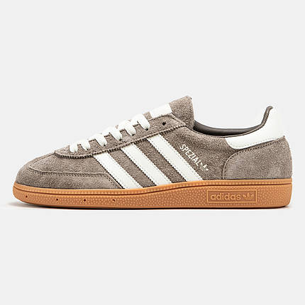 Кросівки Adidas Spezial Handball Brown White / Адидас Спешл Гандбол Коричневі з Білим, фото 1