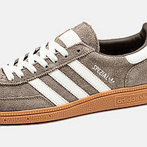 Кросівки Adidas Spezial Handball Brown White / Адидас Спешл Гандбол Коричневі з Білим, фото 5