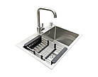 Комплект мийка + змішувач Romzha Arta Nova U-550 (B), фото 2