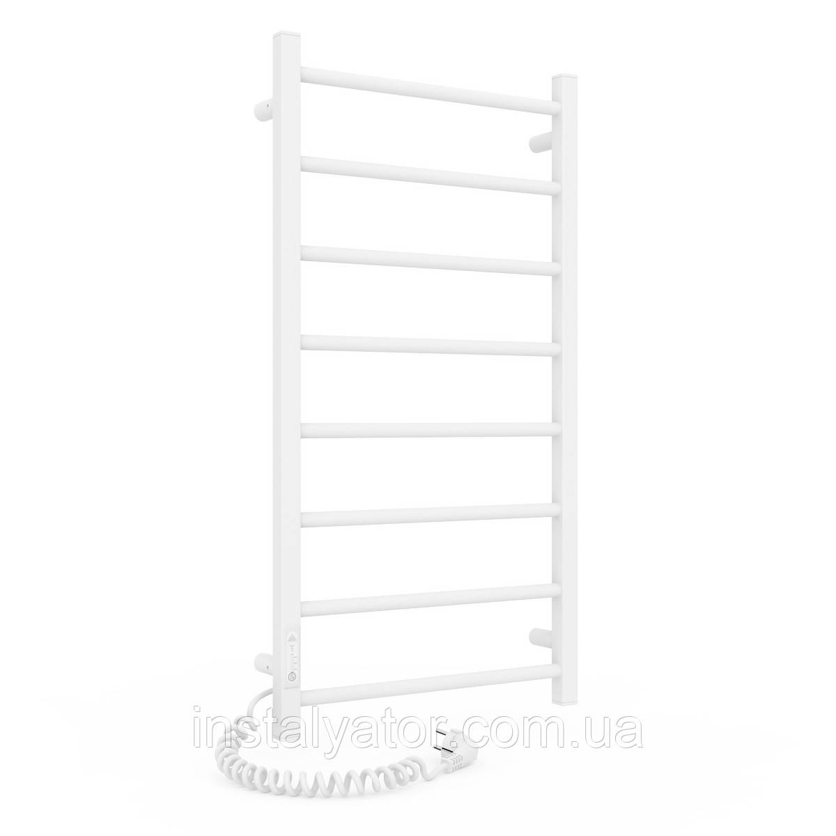 Електрична сушарка для рушників Laris Зебра Альфа ЧК8 400 х 800 Е (підкл. зліва) R3, фото 1