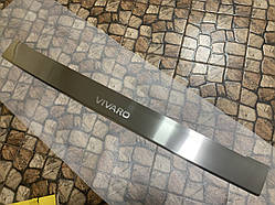 Накладка на бампер з загином Opel VIVARO з 2001- (NataNiko)