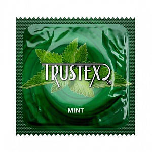 Презерватив Trustex Mint з ароматом та смаком м'яти (ціна за 1 шт.)