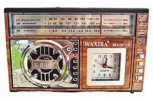 Акумуляторний радіоприймач Waxiba XB-961BT-C-S із сонячною панеллю