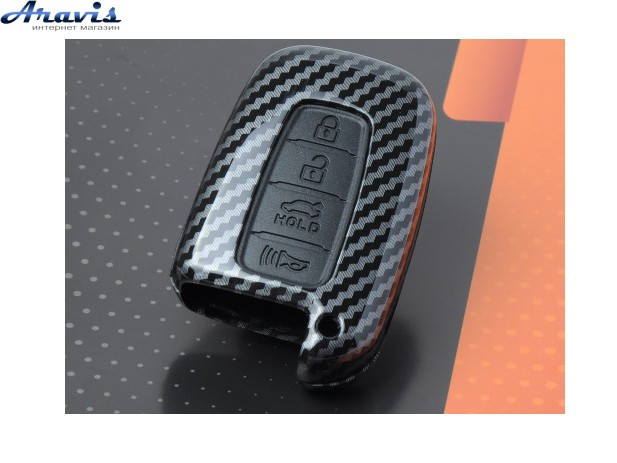 Чехол на пульт сигнализации пластик Hyundai ZN 4 CARBON 923 ORIGINAL 4 050 - фото 1 - id-p2337539883