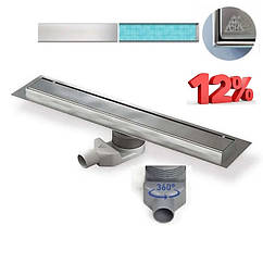 Металевий трап для душу поворотний 75 см CH N 750 K1 MCH Чехія