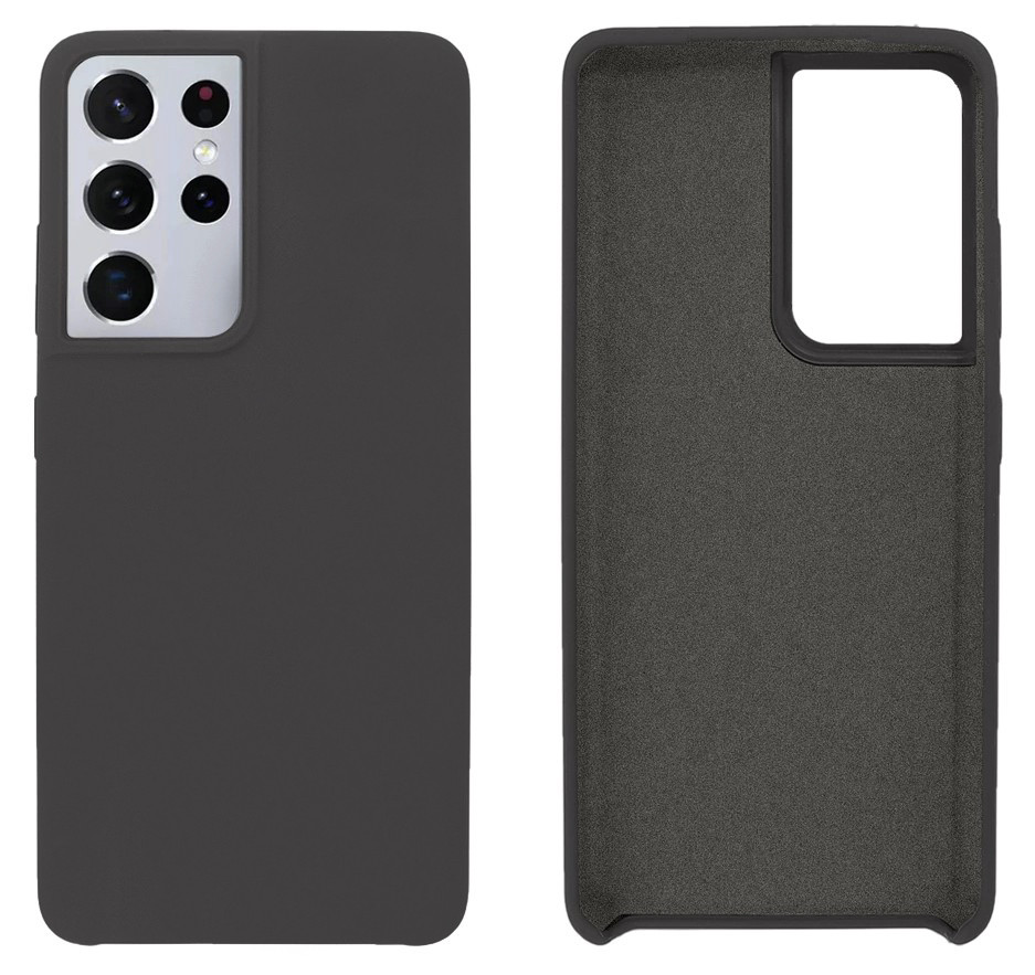 Чохол Silicone case Camera Protective для Samsung S22 Ultra (05) темно-сірий Dark grey