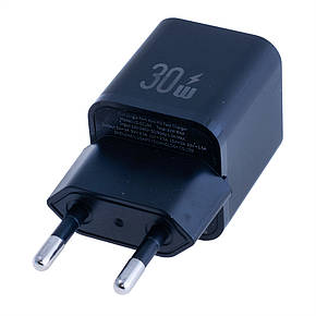 Зарядний пристрій US-CC186 PD30W (USAMS) чорний, фото 1