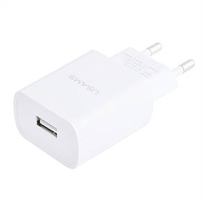 Зарядний пристрій US-CC075 T18 Single USB (USAMS) білий, фото 3
