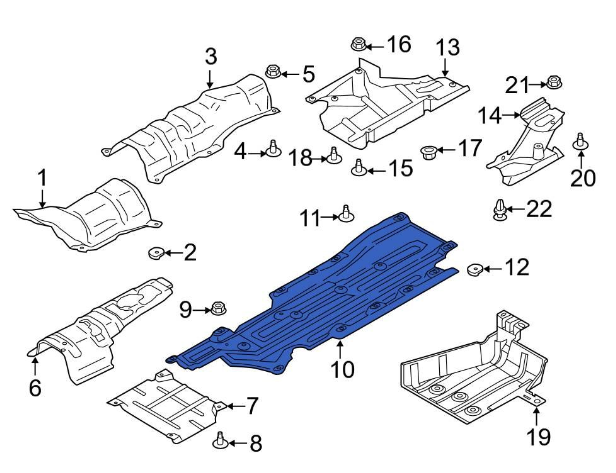 Защита двигателя для Ford Fusion 
