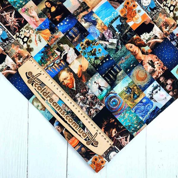 Футер двонитка "Вангог" — 180 см. (діджитал)., фото 1