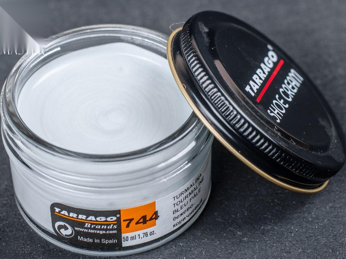 Крем кол.перламутровий турмалін для взуття з гладкої шкіри Tarrago Shoe Cream, 50 мл, (744)