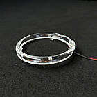 LED ангельські оченята на BMW E30/32/34 Білий + Оранжевий, фото 7