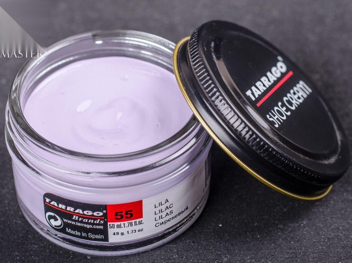 Крем ліловий для гладкої шкіри Tarrago Shoe Cream, 50 мл,(55)