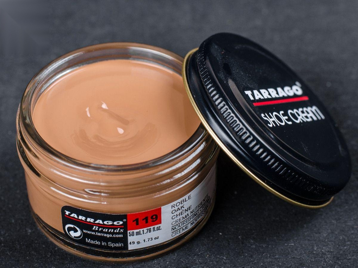 Крем кол.дуб для взуття Tarrago Shoe Cream, 50 мл,(119)