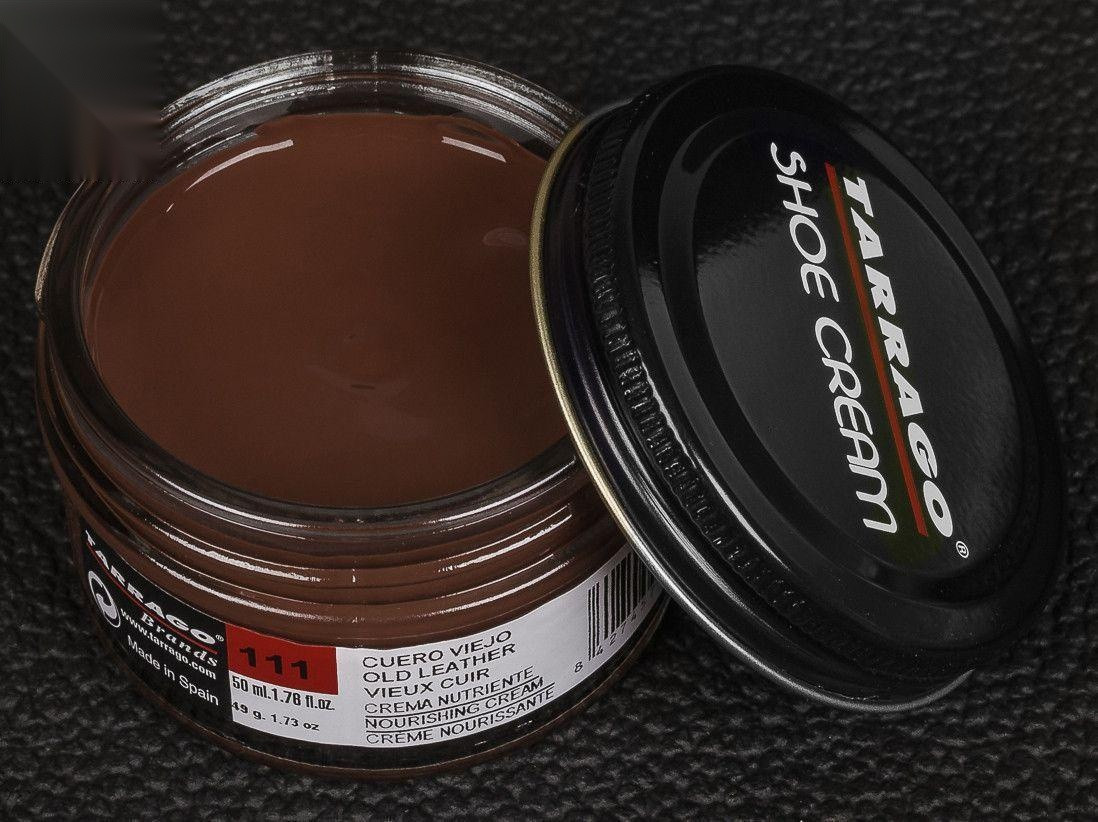 Крем для взуття кол.стара шкіра Tarrago Shoe Cream, 50 мл,(111)