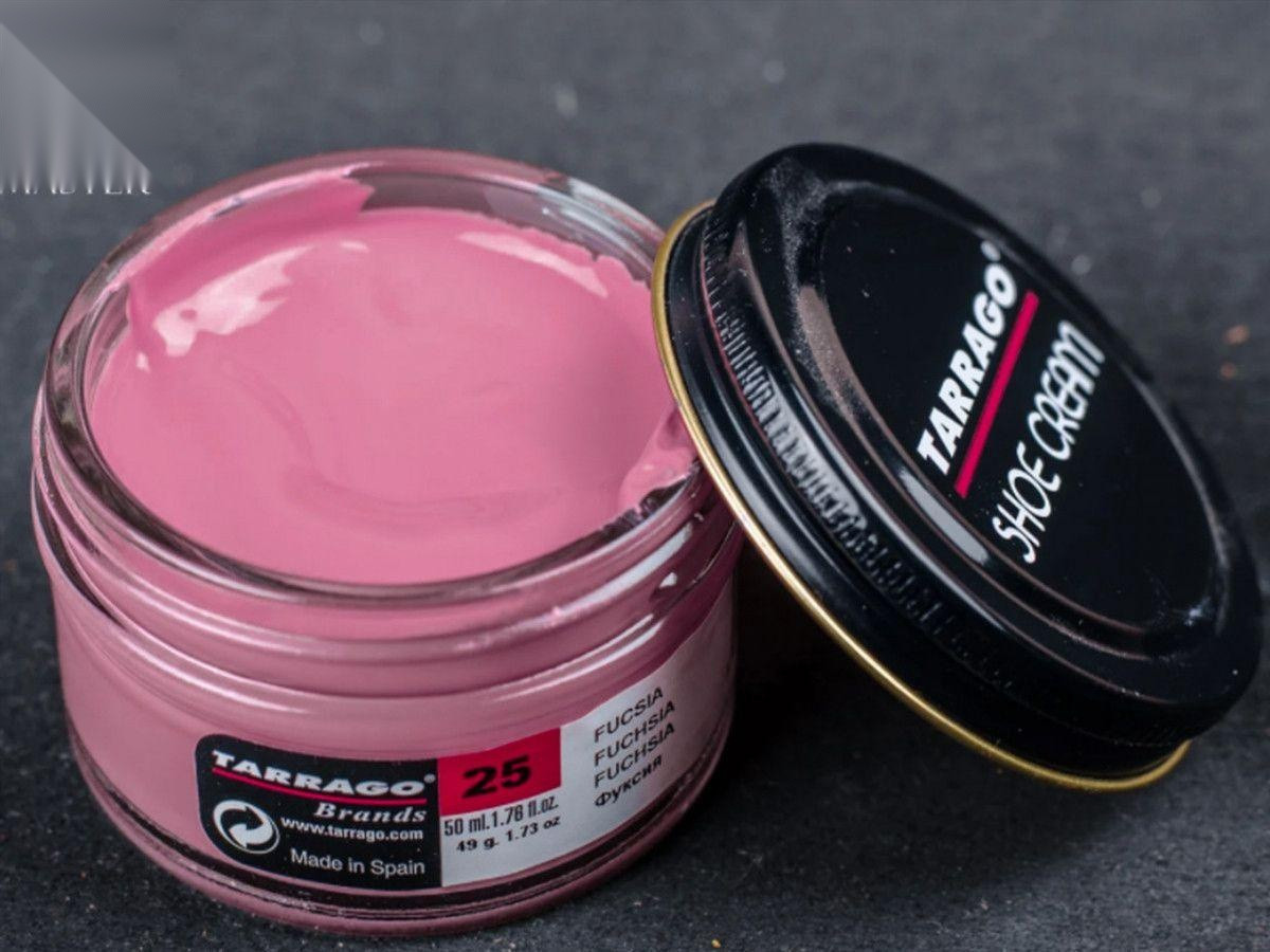Крем кол.фуксія для взуття Tarrago Shoe Cream, 50 мл, (25)