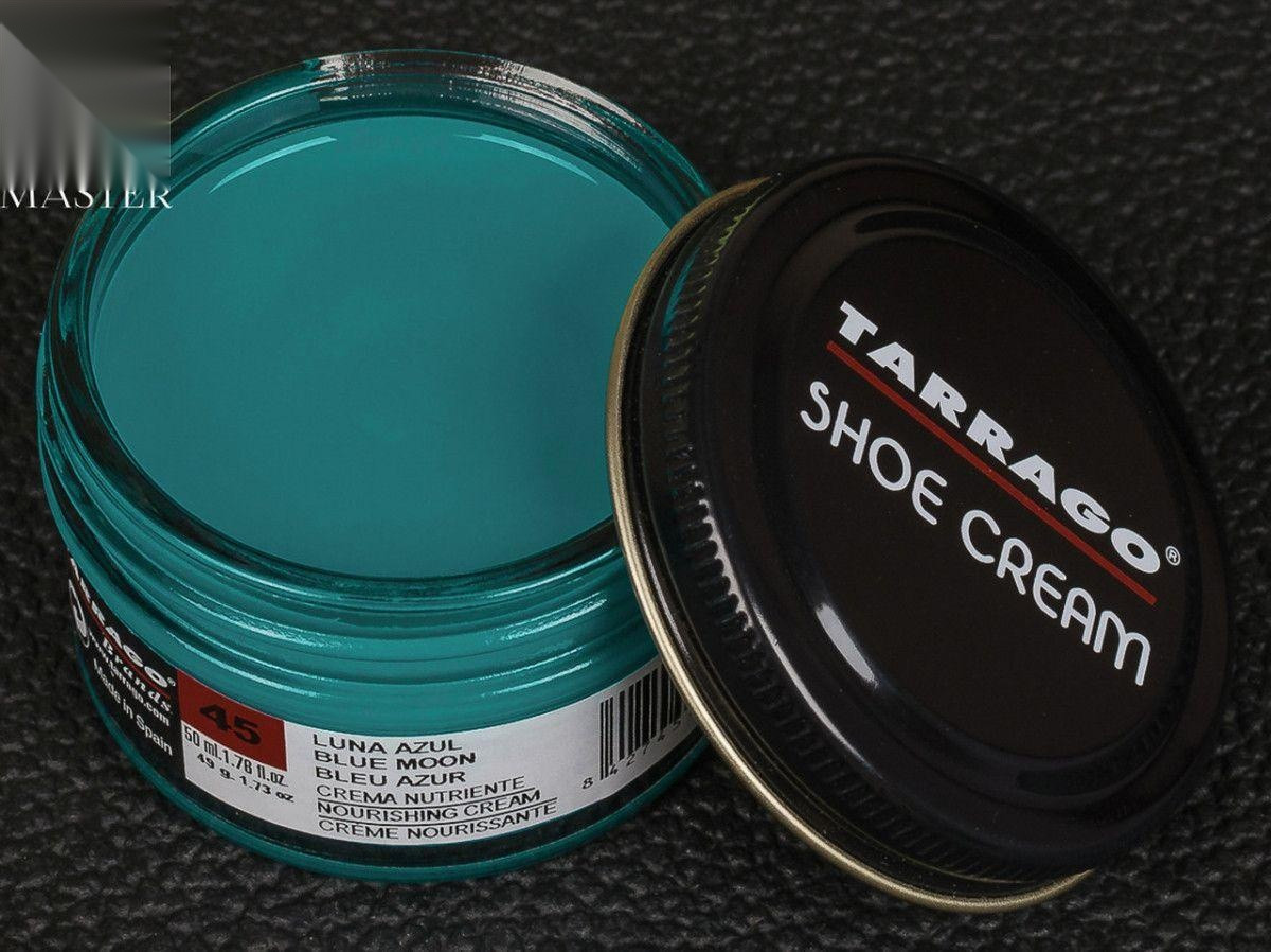 Крем для взуття кол.блакитний місяць Tarrago Shoe Cream, 50 мл,(45)
