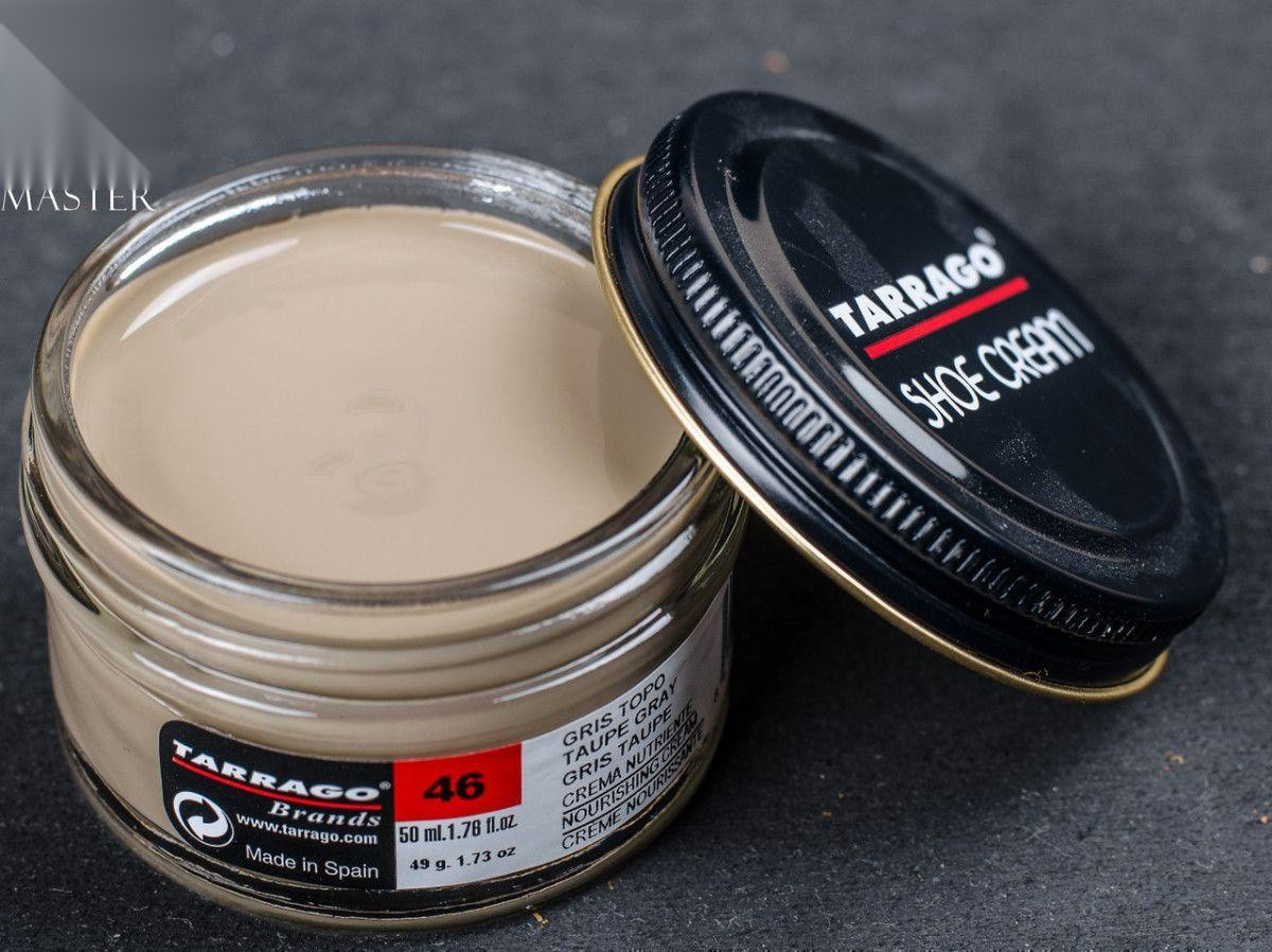 Крем для взуття сіро-коричневий Tarrago Shoe Cream, 50 мл,(46)