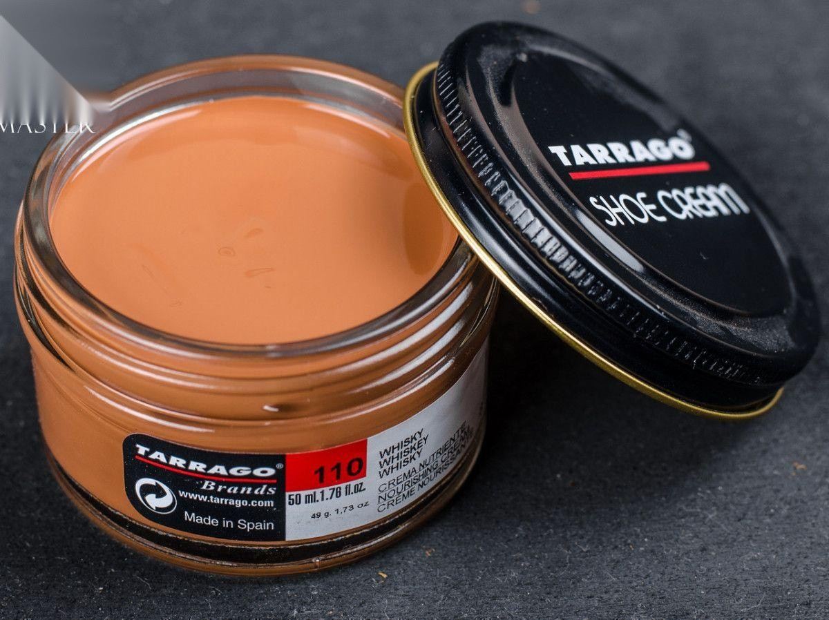 Крем кол.віскі для взуття з гладкої шкіри Tarrago Shoe Cream, 50 мл, (110)