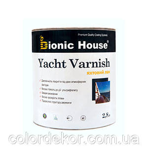 Яхтний поліуретановий лак "Yacht Varnish" Глянсовий 2,8 л
