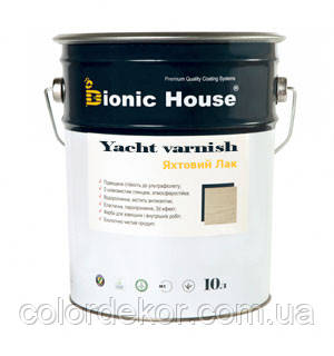 Яхтний поліуретановий лак "Yacht Varnish" Глянсовий 10 л