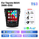 Штатна магнітола Mekede TS3 Toyota RAV4 3 XA30 Tesla screen Tesla style Android 2005-2013, фото 2
