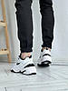 Чоловічі кросівки Nike M2K Tekno White Black Кеди Найк Текно шкіряні білі повсякденні демісезон В'єтнам, фото 8