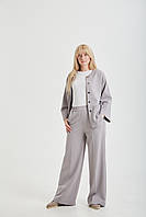 Жіночі штани Oversize сірого кольору