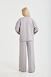 Жіночі штани Oversize сірого кольору, фото 5